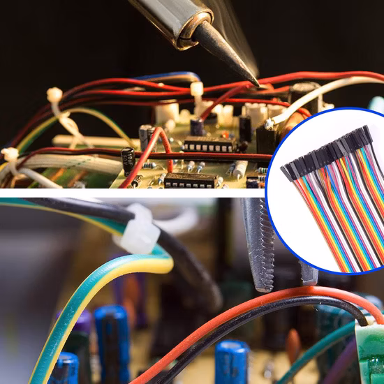 DuPont Wire 40 Pinos Macho para Fêmea X 3 Fios Jumper